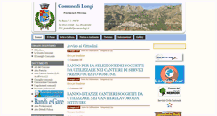 Desktop Screenshot of comunelongi.it